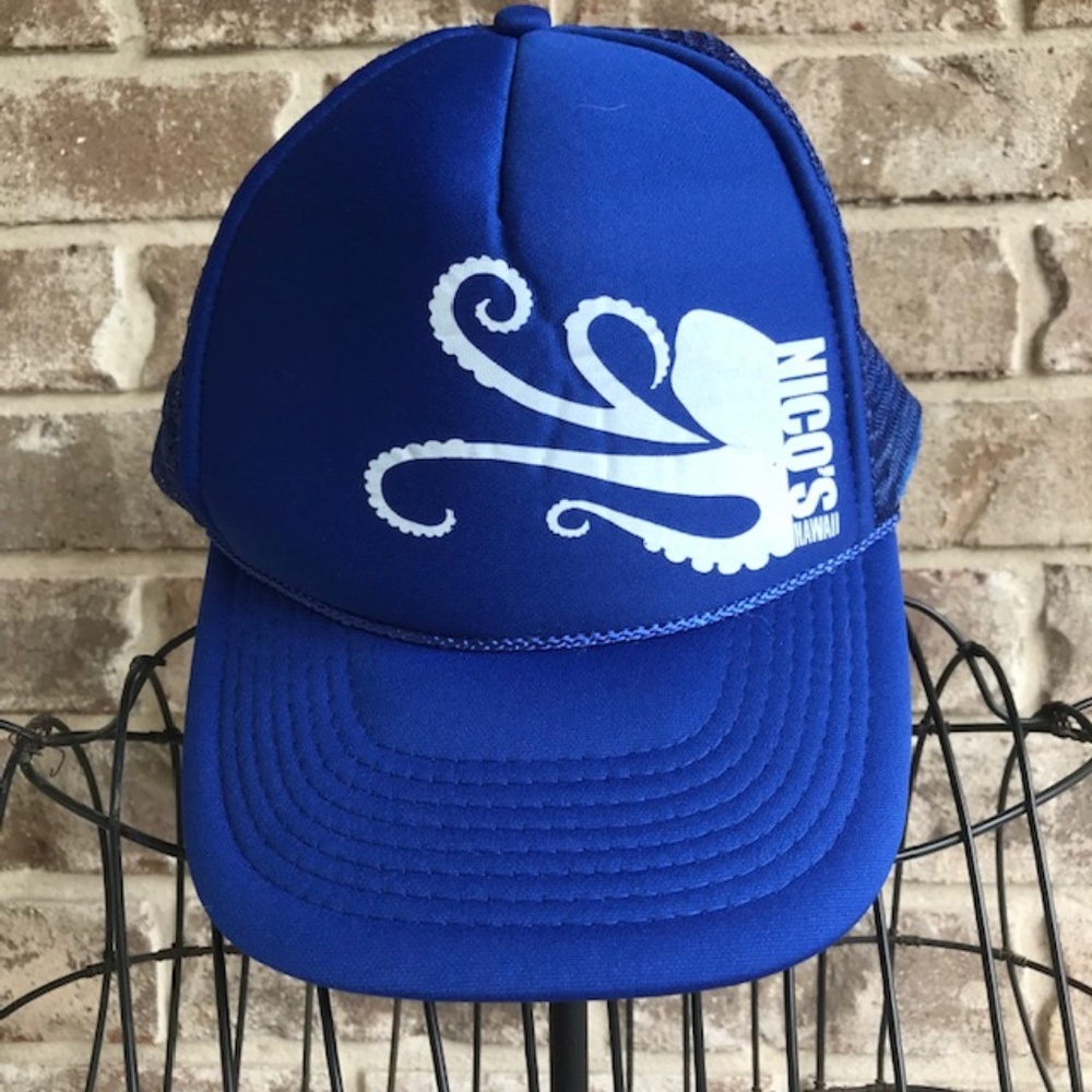 Nico's Hawaii Truckers Cap Hat Mesh Vintage Oahu